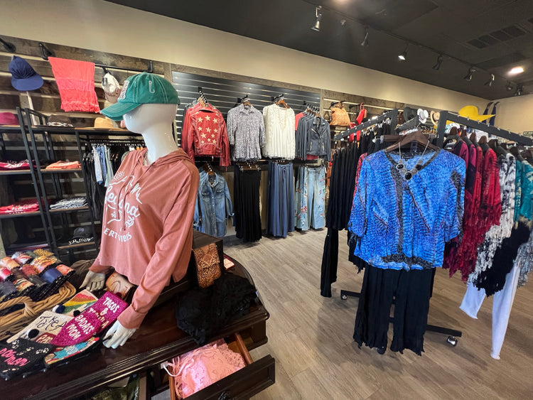 Women’s clothing at Drifters in Sedona
